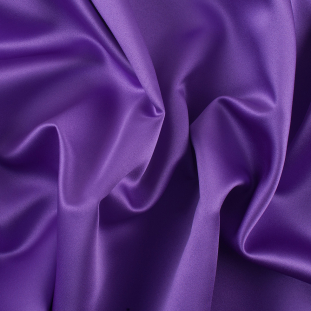 Purple Majesty Solid Polyester Satin